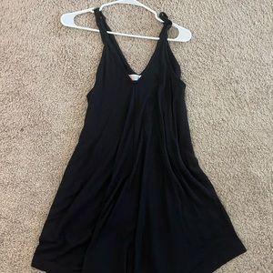 Free people beach mini dress in black